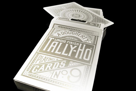 Baraja TALLY-HO Circle Dorso Plateado