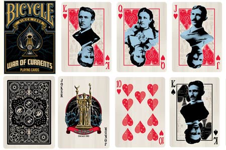 Bicycle War Of Currents Deck