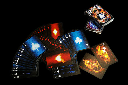 Baraja Bicycle Pyromaniac Fire and Ice