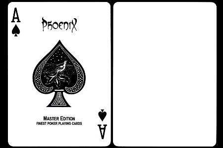 Baraja Phoenix Dorso blanco / Cara normal Poker