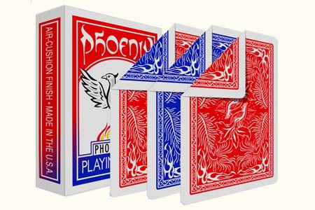 Baraja Phoenix Doble Dorso Rojo/Rojo Poker