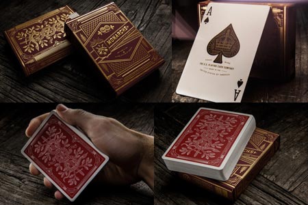 Red Monarchs Playing Cards