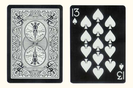 Carta BICYCLE Tiger 13 de Picas