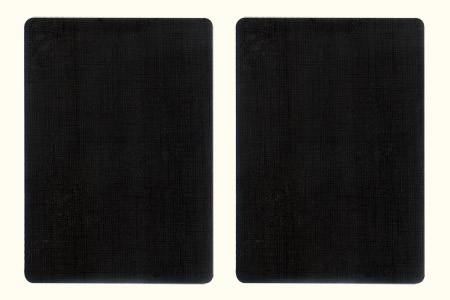 Carte Double Face Noire