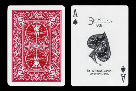 Carte Bicycle As de Pique Tordu