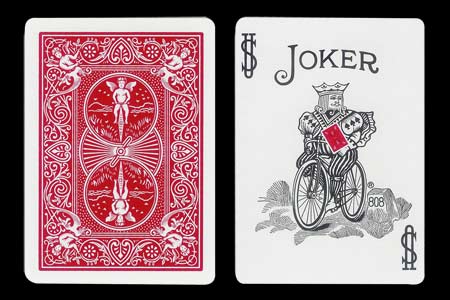 BICYCLE Joker Card with back