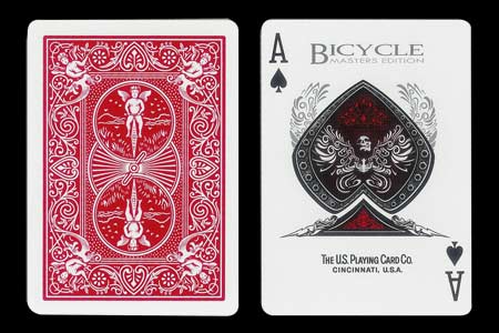 Carta BICYCLE As de picas Masters Edition Rojo