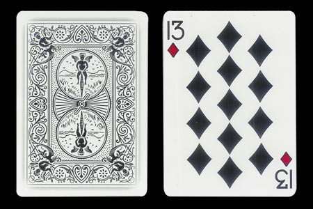 Carta BICYCLE Ghost 13 de Diamantes