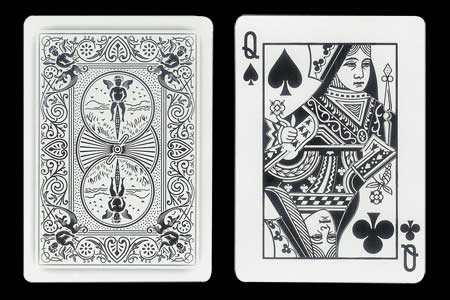 Carte Ghost double index dame en noir