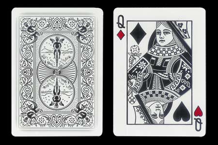 Red Queen´s Double Index BICYCLE Ghost Card