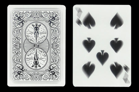 Carte Ghost 7 de pique flou
