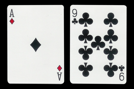 Carta BICYCLE Ghost Doble cara (As de rombos)