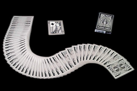 Baraja BICYCLE Black and Silver