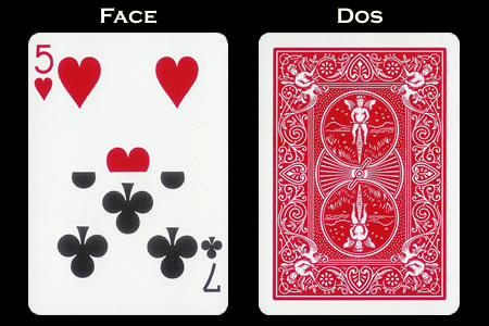 Carta BICYCLE con doble valor