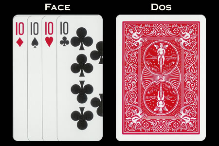 BICYCLE Card with 10 card Horizontal Extension fac