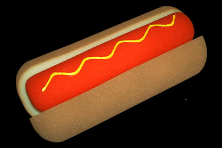 Perrito Caliente Gigante de Esponja (Goshman)