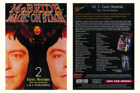 Dvd Mc Bride magic on stage - Vol.2 Exotic mysteri