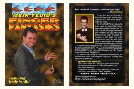 DVD Meir Yedid's Finger Fantasies