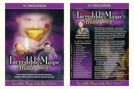 DVD Incredible magic at the bar vol.1 (M. Maxwell)