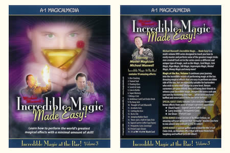 DVD Incredible magic at the bar vol.3 (M. Maxwell)