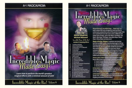 DVD Incredible magic at the bar vol.4 (M. Maxwell)