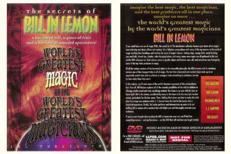 DVD The Secrets of Bill in Lemon