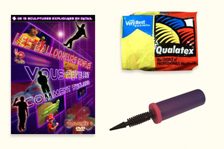Lot Ballooneur (DVD + Pompe + 260Q)