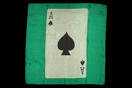 Pañuelo de Seda As de Picas (60 x 60 cm)