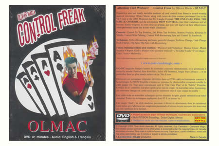 Dvd 'Control Freak'