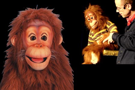 Marionnette de ventriloque Singe (Axtell) tour de magie
