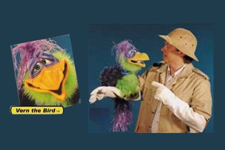 El pájaro Vern (pro) - marioneta ventriloquia