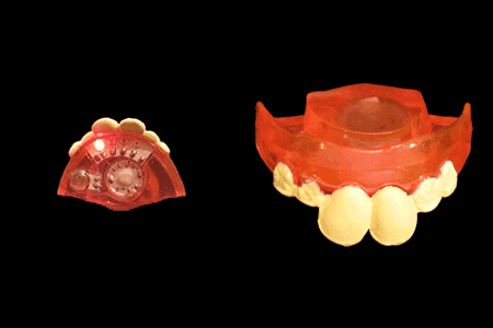 Dentier clignotant