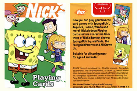 Baraja BICYCLE Nickelodeon