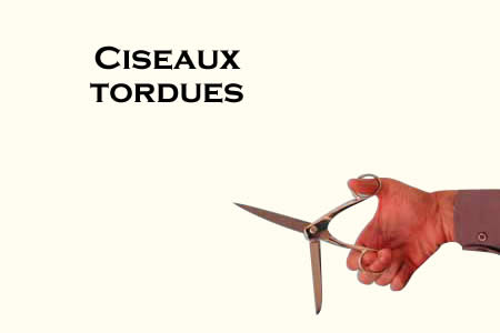 Ciseaux magiques à lames tordues