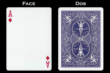 Carta BICYCLE Sólo Indices - As de Rombos