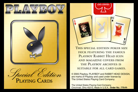 Caja de barajas BICYCLE Playboy Edición Especial