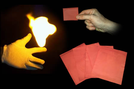 Papel flash rojo (21 x 25 cm)