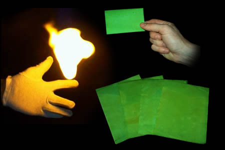 Papel flash verde (21 x 25 cm)