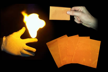 Papel flash naranja (21 x 25 cm)