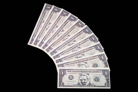 Billetes flash 1 $ (por 10)
