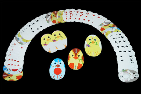 Jeu de Cartes Oeuf - Dos Poussin