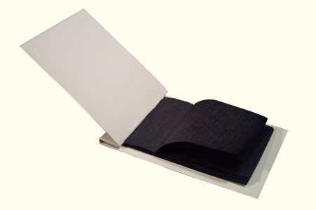 Librillo de Papel Flash Negro (5 x 8 cm)