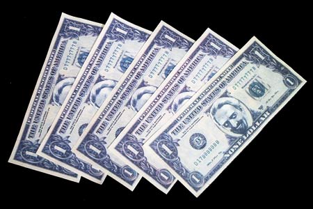 Billetes Flash 1$ (por 5)