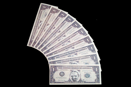 Billetes Flash 1$ Mini (por 10)
