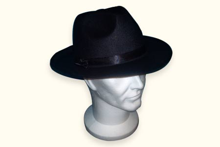 Sombrero de cowboy negro