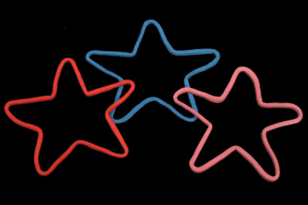 Gomas elásticos Japoneses Estrellas