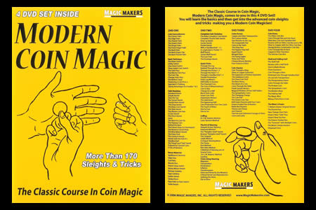 DVD Modern Coin Magic (4 DVD)