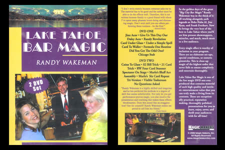 DVD Lake Tahoe Bar Magic