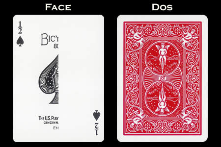 Carta BICYCLE de medio As de Picas